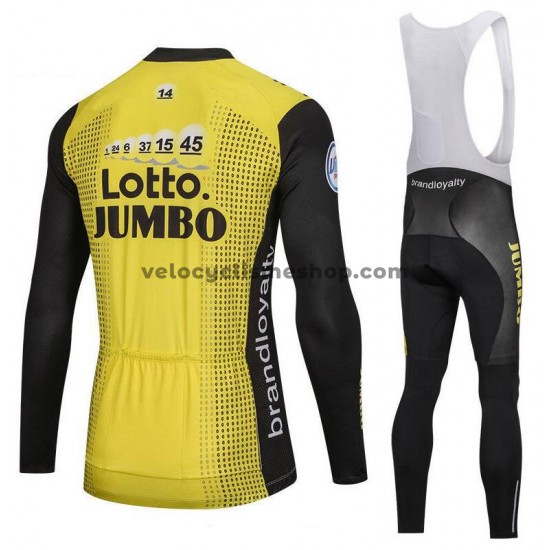 Tenue Maillot M/L + Collant à Bretelles 2018 LottoNL-Jumbo M001