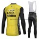 Tenue Maillot M/L + Collant à Bretelles 2018 LottoNL-Jumbo M001