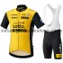 Tenue Maillot + Cuissard à Bretelles 2018 LottoNL-Jumbo M001