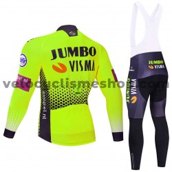 Tenue Maillot M/L + Collant à Bretelles 2019 Team Jumbo–Visma M002