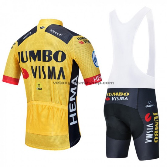 Tenue Maillot + Cuissard à Bretelles 2020 Team Jumbo–Visma M001