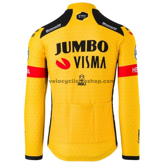 Maillot Cyclisme 2020 Team Jumbo–Visma Manches Longues M001