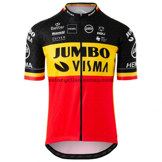 Tenue Maillot + Cuissard à Bretelles 2020 Team Jumbo–Visma M002