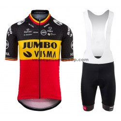 Tenue Maillot + Cuissard à Bretelles 2021 Team Jumbo-Visma M001