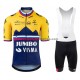 Tenue Maillot + Cuissard à Bretelles 2021 Team Jumbo-Visma M002
