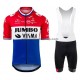 Tenue Maillot + Cuissard à Bretelles 2021 Team Jumbo-Visma M004