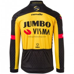 Maillot Cyclisme 2021 Team Jumbo-Visma Manches Longues M005
