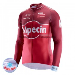 Maillot Cyclisme 2017 Team Katusha-Alpecin Hiver Thermal Fleece M001