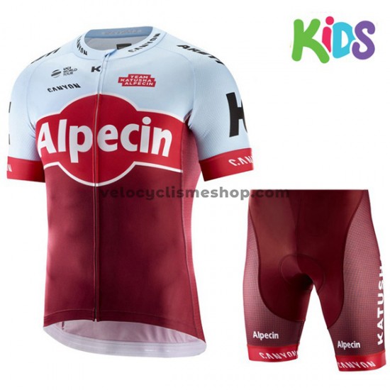 Tenue Maillot + Cuissard 2018 Team Katusha Alpecin Enfant M001