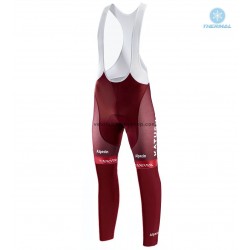 Collant à Bretelles 2018 Team Katusha Alpecin Hiver Thermal Fleece M001