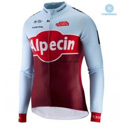 Maillot Cyclisme 2018 Team Katusha Alpecin Hiver Thermal Fleece M001