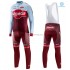 Tenue Maillot M/L + Collant à Bretelles 2018 Team Katusha-Alpecin Hiver Thermal Fleece M001