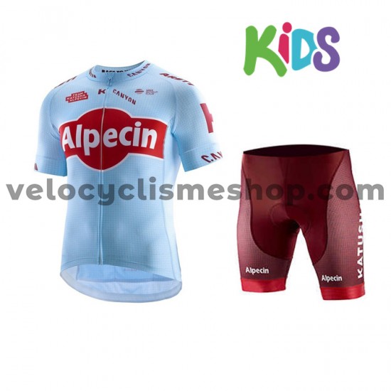 Tenue Maillot + Cuissard 2019 Team Katusha Alpecin Enfant M001