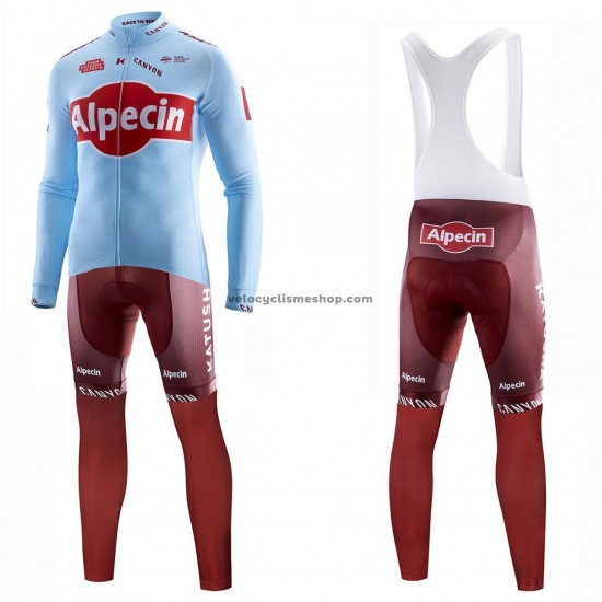 Tenue Maillot M/L + Collant à Bretelles 2019 Team Katusha Alpecin M001