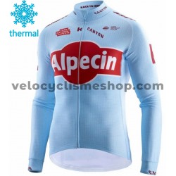 Maillot Cyclisme 2019 Team Katusha Alpecin Hiver Thermal Fleece M001