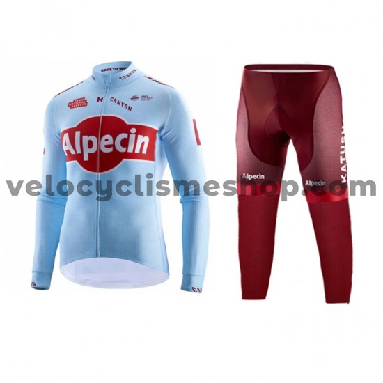 Tenue Maillot M/L + Collant Long 2019 Team Katusha Alpecin M001