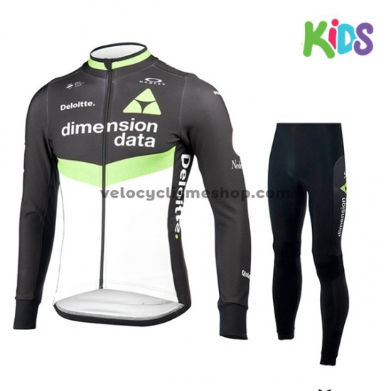 Tenue Maillot M/L + Collant Long 2017 Dimension Data Enfant M001