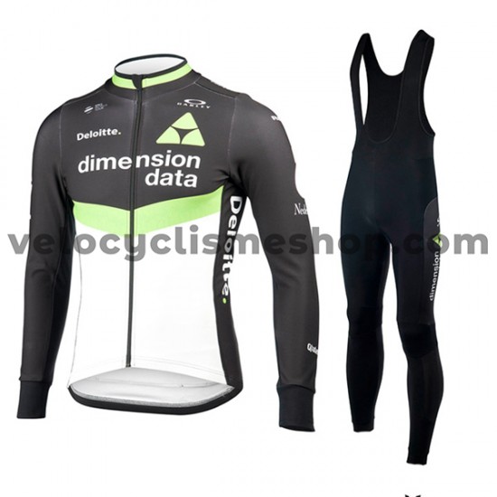 Tenue Maillot M/L + Collant à Bretelles 2017 Dimension Data M001