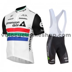 Tenue Maillot + Cuissard à Bretelles 2017 Dimension Data M002