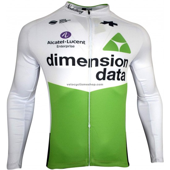 Maillot Cyclisme 2019 Dimension Data Manches Longues M001
