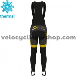 Tenue Maillot M/L + Collant à Bretelles 2017 Direct Energie Hiver Thermal Fleece M001