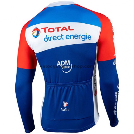 Maillot Cyclisme 2020 Total Direct Energie Manches Longues M001