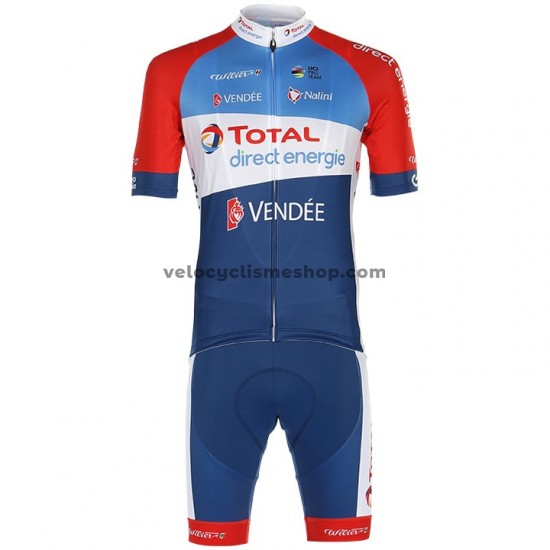 Tenue Maillot + Cuissard à Bretelles 2020 Total Direct Energie M001