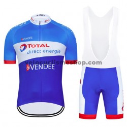 Tenue Maillot + Cuissard à Bretelles 2020 Total Direct Energie M002
