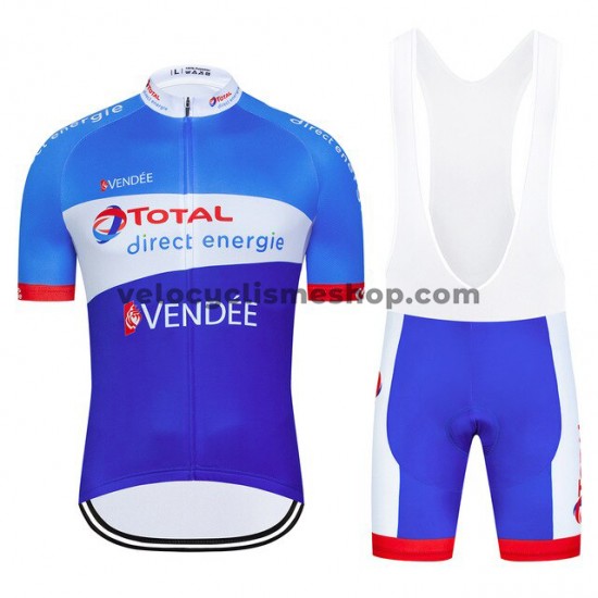 Tenue Maillot + Cuissard à Bretelles 2020 Total Direct Energie M002