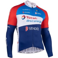Maillot Cyclisme 2021 Team TotalEnergies Manches Longues M001