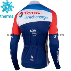 Maillot Cyclisme 2021 Team TotalEnergies Hiver Thermal Fleece M001