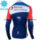 Maillot Cyclisme 2021 Team TotalEnergies Hiver Thermal Fleece M001