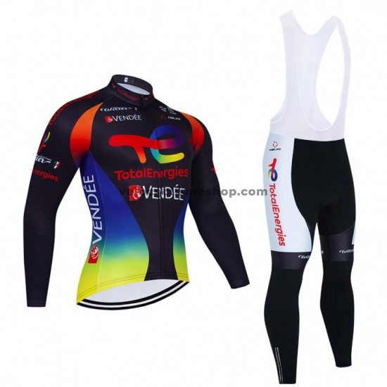 Tenue Maillot M/L + Collant à Bretelles 2021 Team TotalEnergies M002