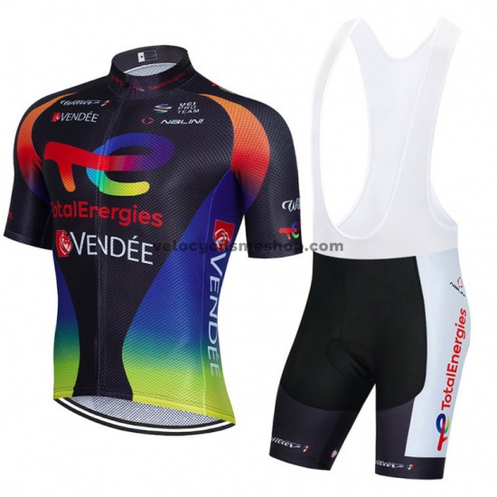 Tenue Maillot + Cuissard à Bretelles 2021 Team TotalEnergies M002