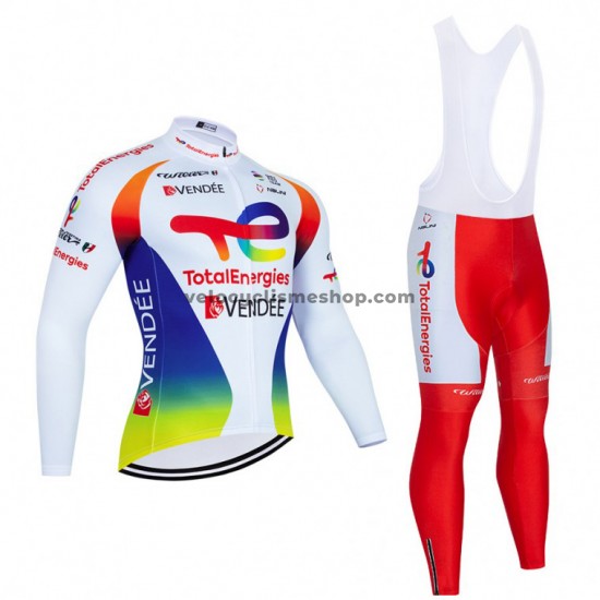 Tenue Maillot M/L + Collant à Bretelles 2021 Team TotalEnergies M003