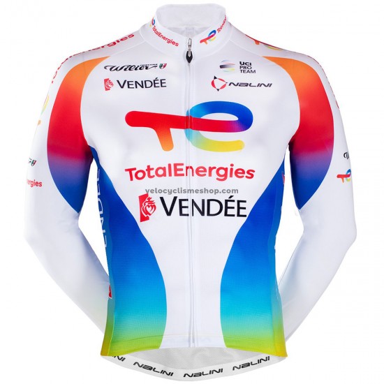 Maillot Cyclisme 2021 Team TotalEnergies Manches Longues M003