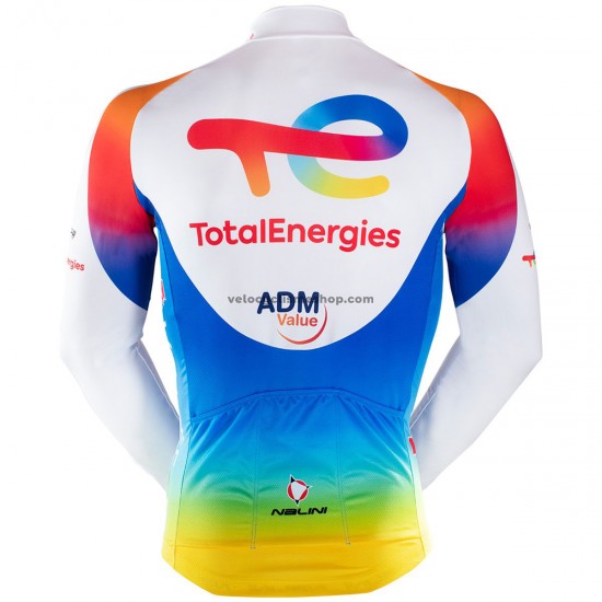 Maillot Cyclisme 2021 Team TotalEnergies Manches Longues M003