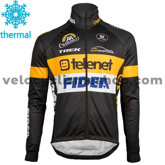 Tenue Maillot M/L + Collant à Bretelles 2017 Telenet Fidea Lions Hiver Thermal Fleece M001