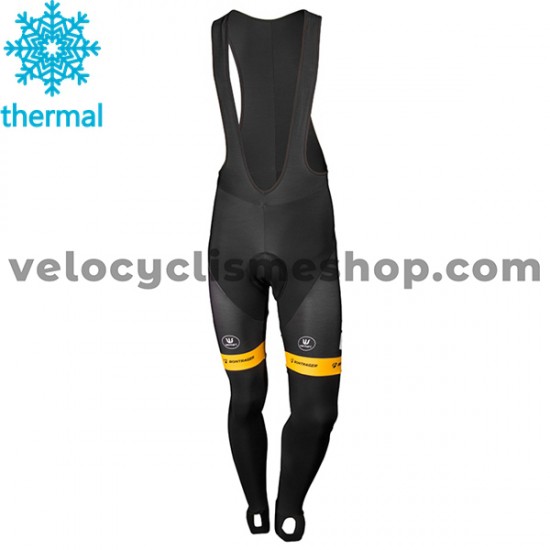 Tenue Maillot M/L + Collant à Bretelles 2017 Telenet Fidea Lions Hiver Thermal Fleece M001