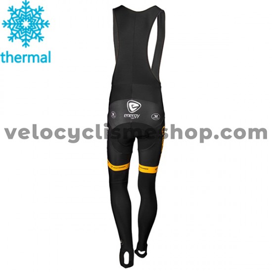 Tenue Maillot M/L + Collant à Bretelles 2017 Telenet Fidea Lions Hiver Thermal Fleece M001