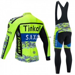 Tenue Maillot M/L + Collant à Bretelles 2020 Tinkoff M001