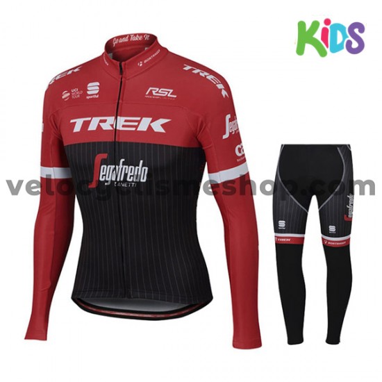 Tenue Maillot M/L + Collant Long 2017 Trek-Segafredo Enfant M001