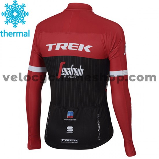 Maillot Cyclisme 2017 Trek-Segafredo Hiver Thermal Fleece M001