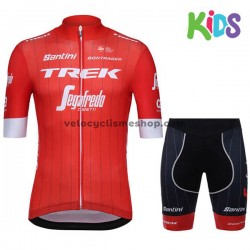 Tenue Maillot + Cuissard 2018 Trek-Segafredo Enfant M001