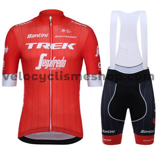 Tenue Maillot + Cuissard à Bretelles 2018 Trek-Segafredo M001