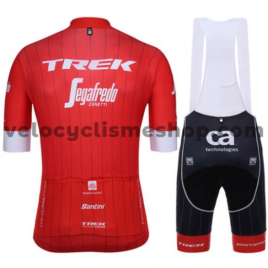 Tenue Maillot + Cuissard à Bretelles 2018 Trek-Segafredo M001