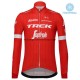 Tenue Maillot M/L + Collant à Bretelles 2018 Trek-Segafredo Hiver Thermal Fleece M001