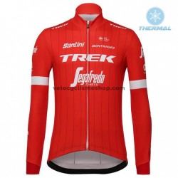 Maillot Cyclisme 2018 Trek-Segafredo Hiver Thermal Fleece M001