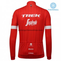 Maillot Cyclisme 2018 Trek-Segafredo Hiver Thermal Fleece M001