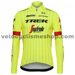 Maillot Cyclisme 2018 Trek-Segafredo Manches Longues M002